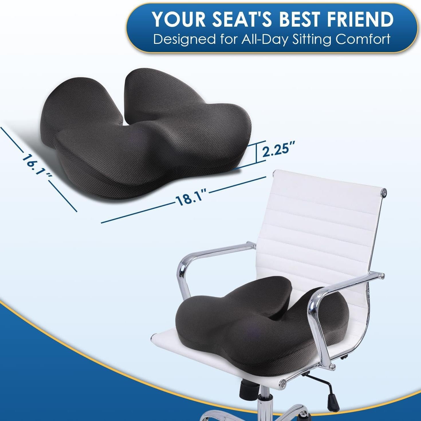 HealSeat™ Ergonomic Seat Cushion