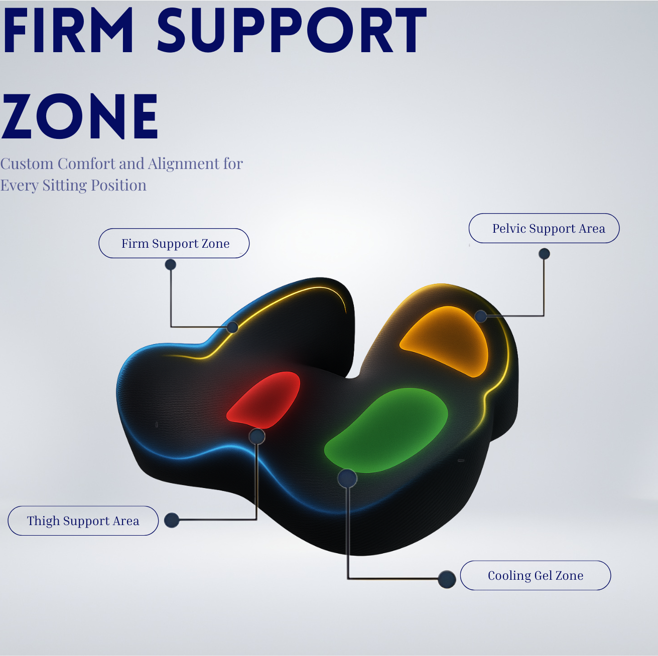 HealSeat™ Ergonomic Seat Cushion